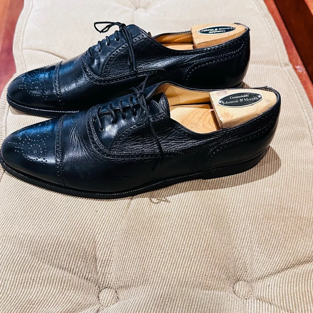 Bruno Magli Charles Italy Leather Oxfords.